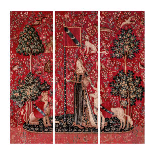 Lady et Unicorn Moyen Tapestry Touch