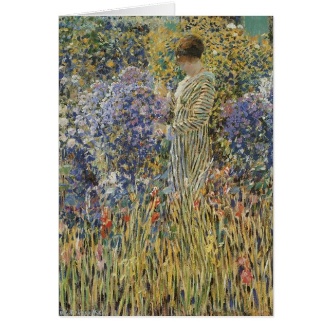 Lady in a Garden par Frederick Frieseke, Art (Devant)