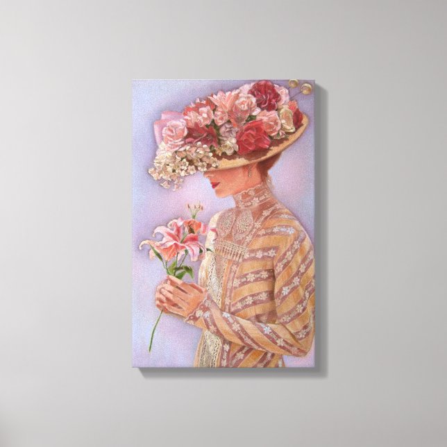 "Lady Jessica" toile enveloppée Imprimer (Recto)
