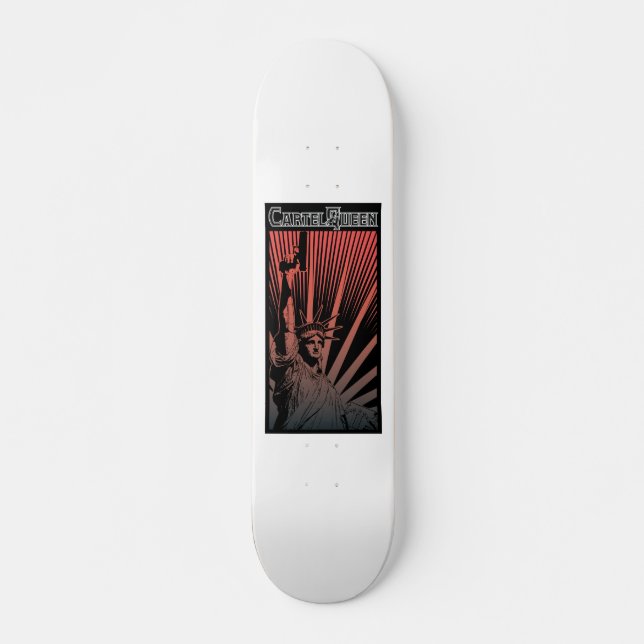 Lady Liberty 2e amendement Skateboard (Devant)