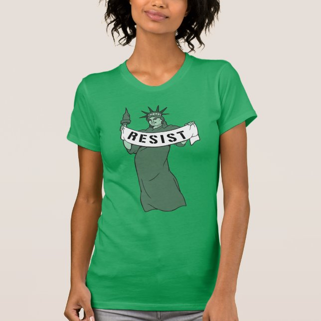 LADY LIBERTY RÉSISTE AU T-shirt (Devant)