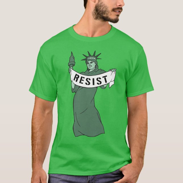 LADY LIBERTY RÉSISTE AU T-shirt (Devant)