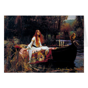 Lady Of Shallot sur le bateau J.W. Waterhouse Fine