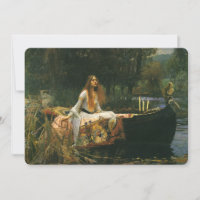 Lady Shalott On Boat par John William Waterhouse
