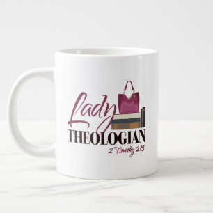 "Lady Theologian" JUMBO Mug (avec citation d'Ellio