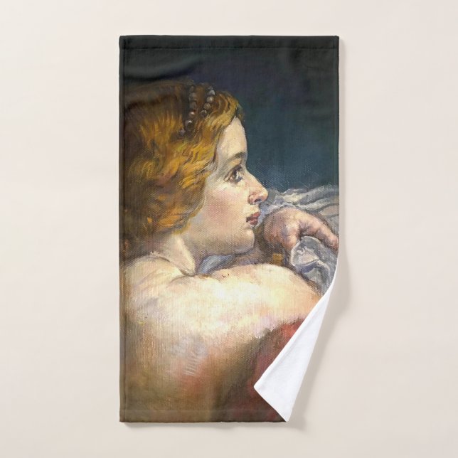 Lady Under the Moon Élégante Serviettes de bain (Serviette à main)