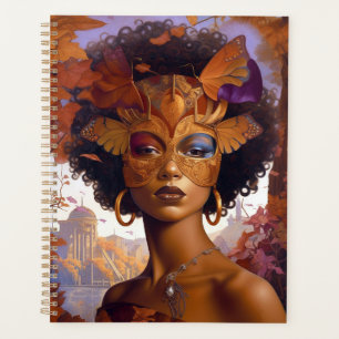 Lady Wearing Mask Black Fantasy Art