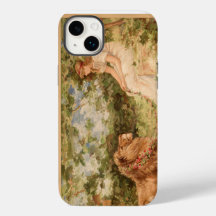Lady With Lion iPhone / coque ipad