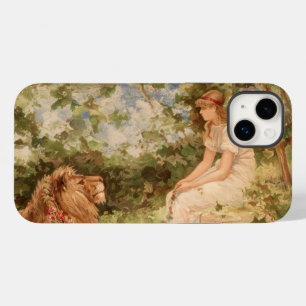 Lady With Lion iPhone / coque ipad
