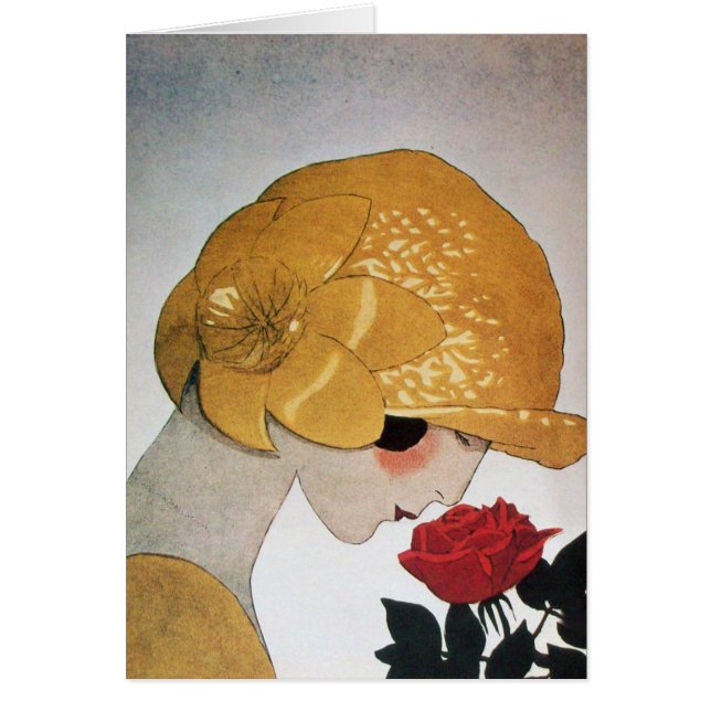 LADY WITH RED ROSE (Devant)