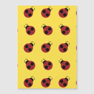 Ladybug 60s rétro cool rouge jaune