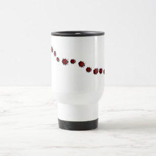 Ladybug Art Travel Mug Délivre Ladybug Mug