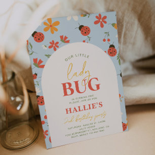 Ladybug Birthday Invitation   Pays Anniversaire