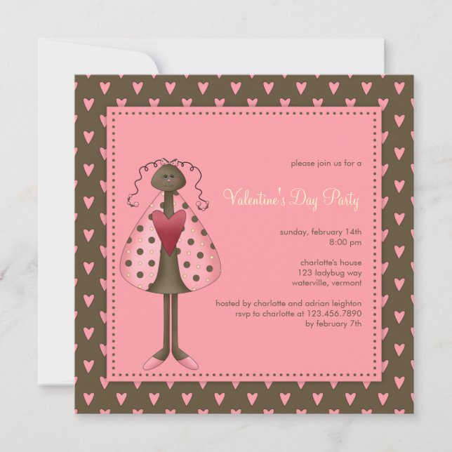 Ladybug: Invitation à la Saint Valentin (Devant)