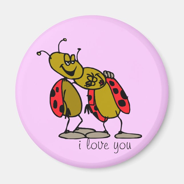 Ladybug Love Magnet (Devant)