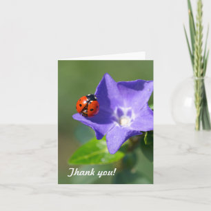 Ladybug Merci carte de note