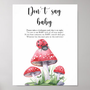 Ladybug - Ne pas dire Poster bébé