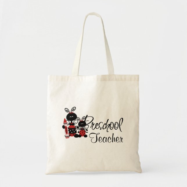 Ladybug Preschool Teacher's Tote Bag (Devant)