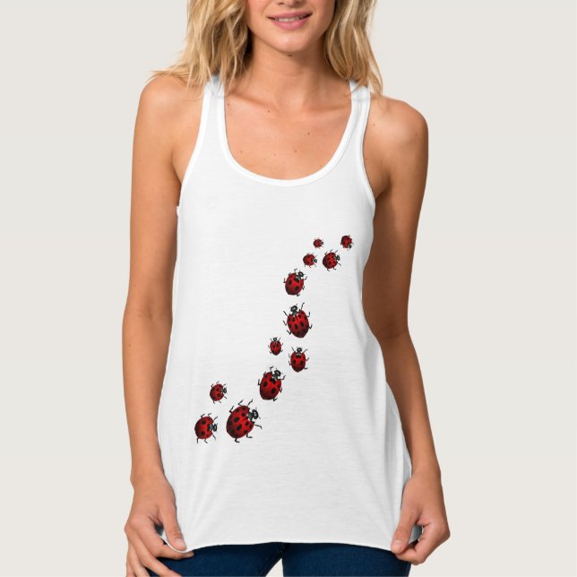 Ladybug Shirts Débardeur de la dame Ladybug Shirt (Devant)