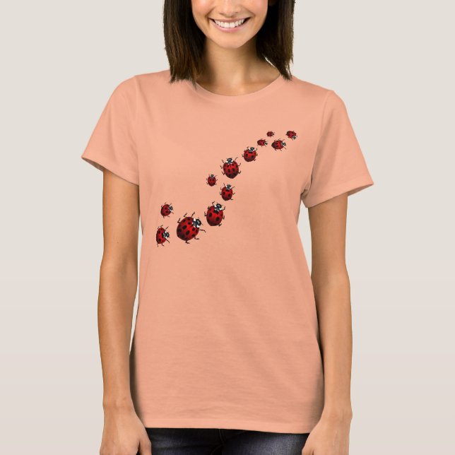 Ladybug Shirts T-Shirt biologique de la dame Ladyb (Devant)