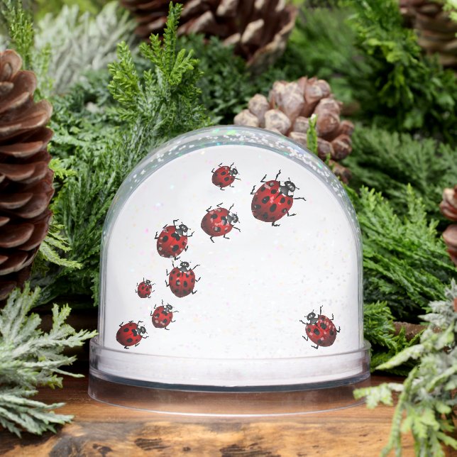 Ladybug Snow Globe Personalized Ladybug Snow Globe (Hiver)