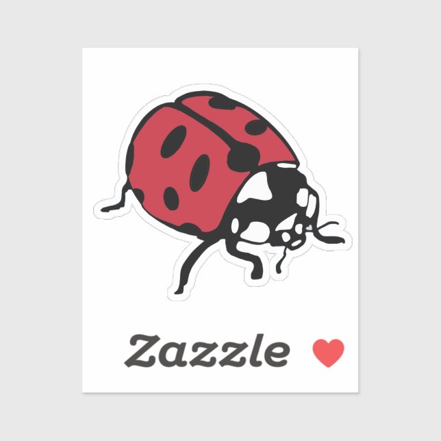 Ladybug sticker (Feuille)