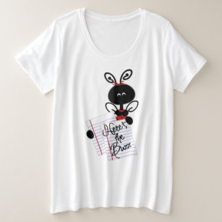 Ladybug - T-shirt de base plus taille féminine