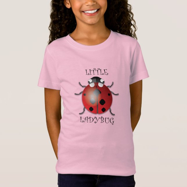 Ladybug - T-Shirt de jersey fin pour filles (Devant)