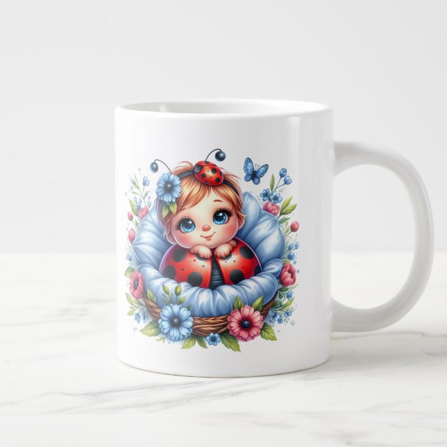 Ladybug - Tasse de café extra-large (Droite)
