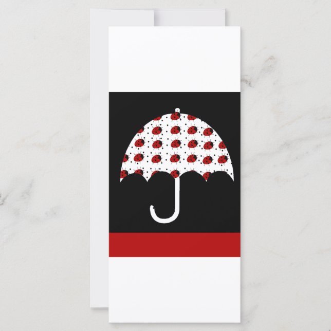 Ladybug Umbrella Design (Devant)