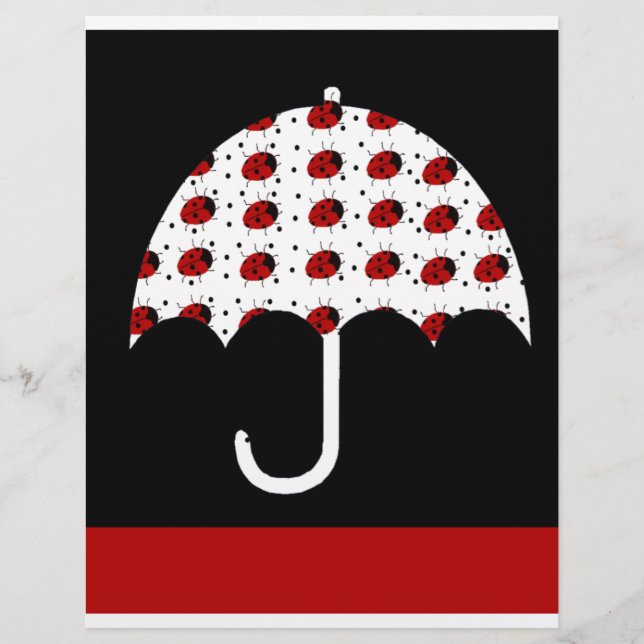 Ladybug Umbrella Design (Devant)