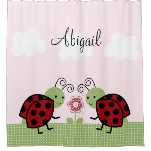 Ladybugs et Flower Girls Rideau de douche pour enf