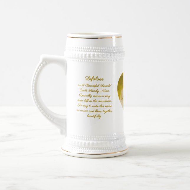 LAFALAISE Thomas Stein Mug Blanc/Or Style 350705 (Gauche)