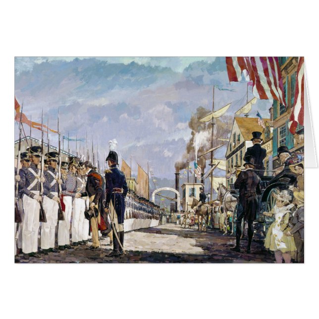 Lafayette et la garde nationale par Ken Riley (Devant horizontal)
