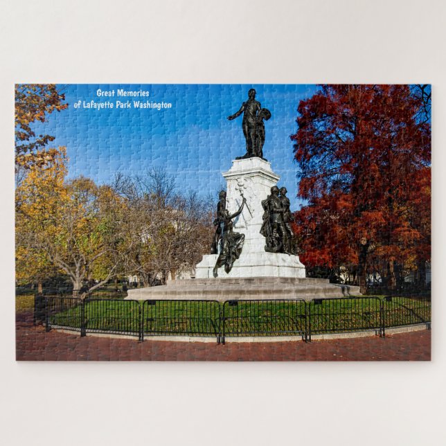 Lafayette Park Washington DC. Puzzle (Horizontal)