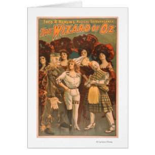 "L'affiche #1 de théâtre musical de magicien d'Oz"