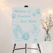 L'Affiche de bienvenue Dernière Rodeo Bachelorette