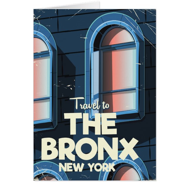 L'affiche de voyage de Bronx New York City (Devant)