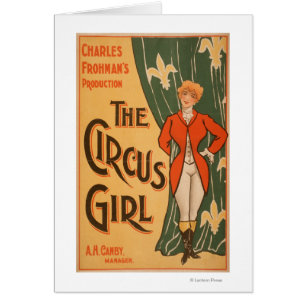 L'affiche théâtrale #1 de fille de cirque