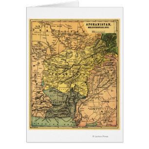 L'Afghanistan et la carte environnante de pays