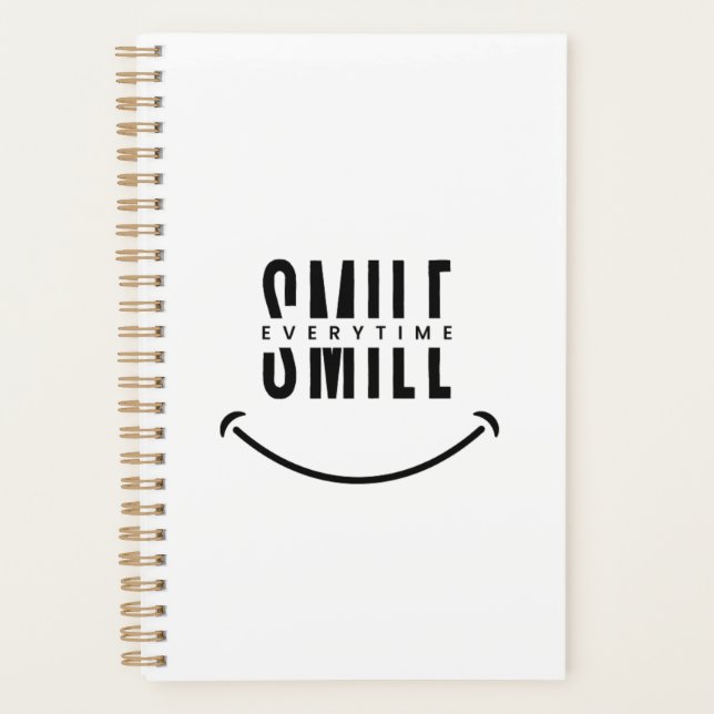 L'agenda quotidien « Sourire à chaque fois » (Devant)
