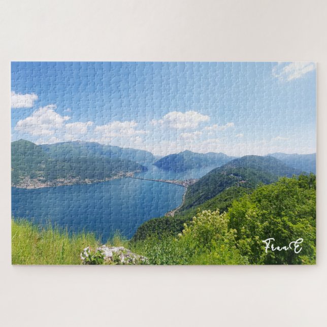 Lago di Lugano puzzle (Horizontal)