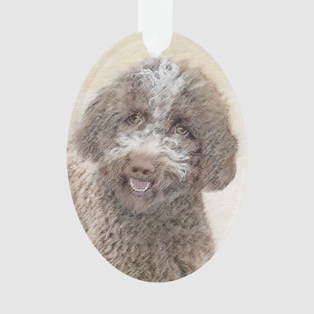 Lagotto Romagnolo Peinture - Cute Original Chien A (devant)