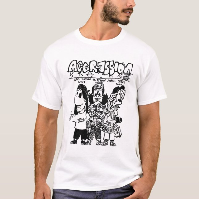 L'AGRESSION PATINE T-shirt (Devant)