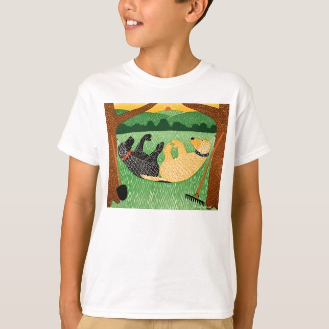 L'agriculture est dur travail-enfants T-shirt Step (Devant)