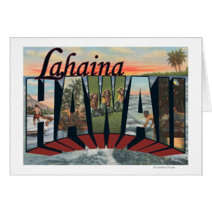 Lahaina, Hawaï - grandes scènes de lettre