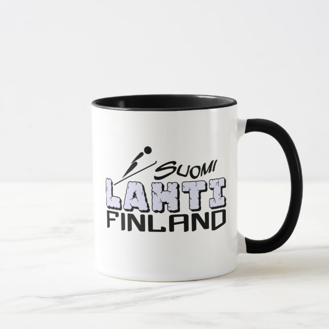 Lahti Finlande tasses - choisir style & couleur (Droite)