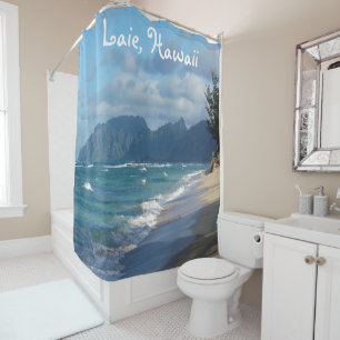 Laie Beach, Hawaii rideau de douche