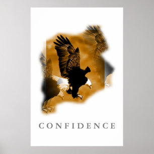 L'aigle Motivation Confiance Art Posters