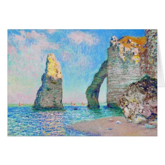 L'aiguille et le Porte Claude Monet d'Aval de (Devant Horizontal)